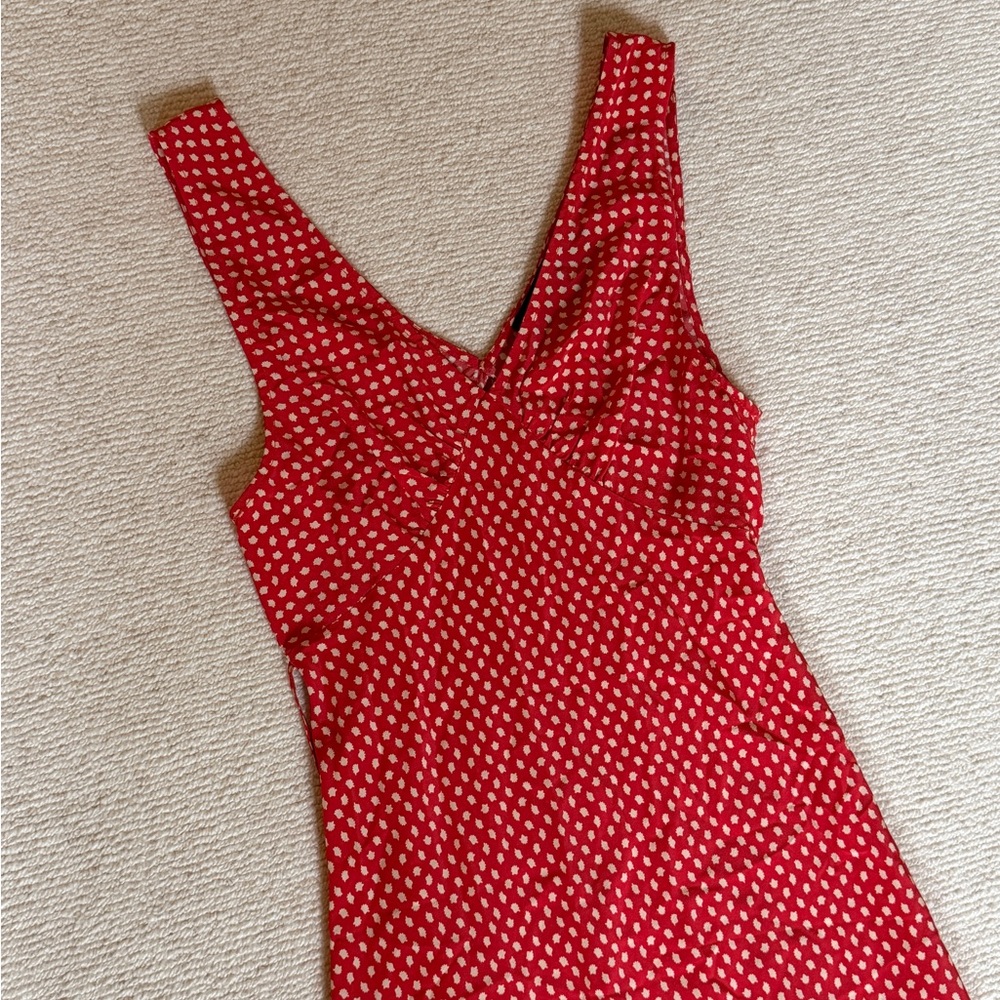 Realisation Par Red Polka Dot Dress XS - Picture 3 of 8